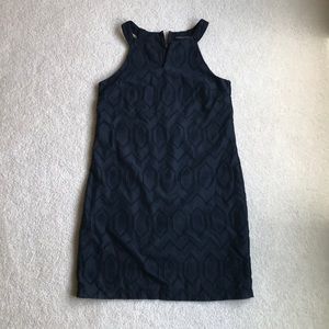 Sleeveless banana republic navy blue dress